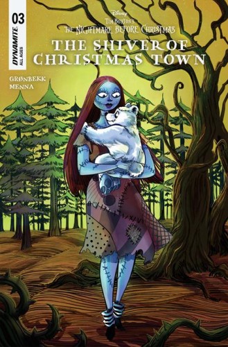 TIM BURTONS THE NIGHTMARE BEFORE CHRISTMAS THE SHIVER OF CHRISTMAS TOWN #3 CVR B SOO LEE VAR