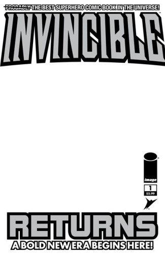 INVINCIBLE RETURNS FACSIMILE EDITION #1 CVR D BLANK SKETCH VAR