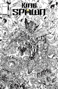 KING SPAWN #55 CVR B HARVEY TOLIBAO B&W VAR