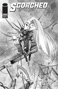 SPAWN SCORCHED #51 CVR B IG GUARA B&W VAR