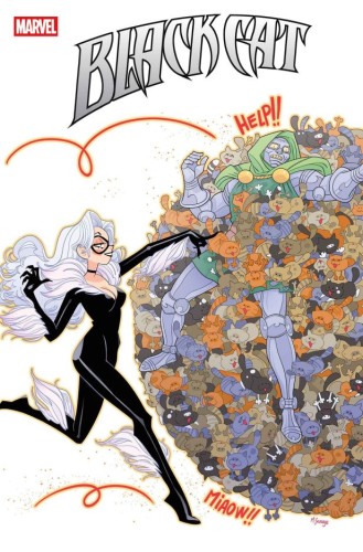BLACK CAT #8 MARGUERITE SAUVAGE DOOM HOMAGE VAR