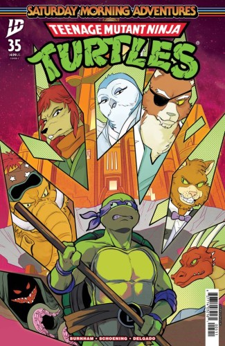 TEENAGE MUTANT NINJA TURTLES: SATURDAY MORNING ADVENTURES #35 VAR C (LIAO)