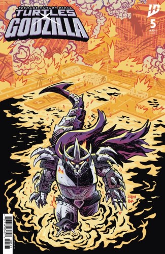 TEENAGE MUTANT NINJA TURTLES X GODZILLA #5 VAR B (BA)