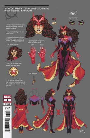 SORCERER SUPREME #1 10 COPY RUSSELL DAUTERMAN CLASSIFIED DESIGN VAR