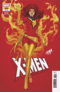 X-MEN #25 DAVID NAKAYAMA COLOR BLOCK RED VAR
