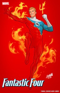 FANTASTIC FOUR #8 DAVID NAKAYAMA COLOR BLOCK RED VAR