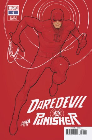 DAREDEVIL/PUNISHER: THE DEVILS TRIGGER #4 DAVID NAKAYAMA COLOR BLOCK RED VAR