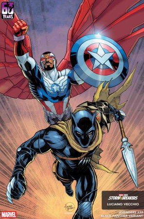 AVENGERS #35 LUCIANO VECCHIO BLACK PANTHER VAR