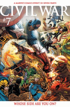 CIVIL WAR #7 FACSIMILE EDITION MICHAEL TURNER FOIL VAR