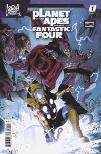 PLANET OF THE APES VS. FANTASTIC FOUR #1 FRANCESCO MOBILI VERSUS VAR