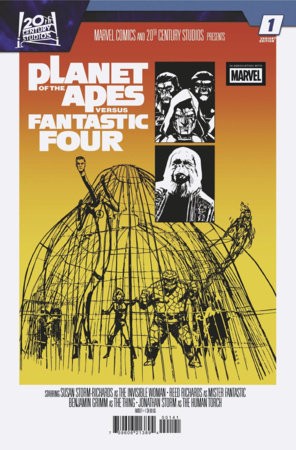 PLANET OF THE APES VS. FANTASTIC FOUR #1 PHIL NOTO MOVIE HOMAGE VAR