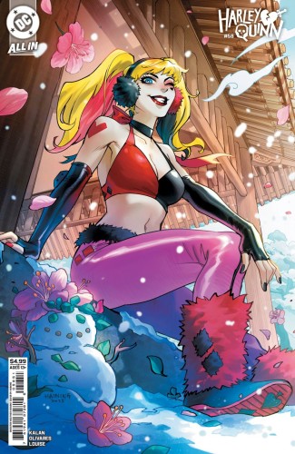HARLEY QUINN #58 CVR E HAINING SWEATER WEATHER CARD STOCK VAR