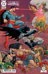 JUSTICE LEAGUE UNLIMITED #15 CVR B STEVE SKROCE CARD STOCK VAR (DC K.O.)