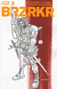 BRZRKR (BERZERKER) #2 1:20 Rafael Grampá Black & White Red Stripe Var