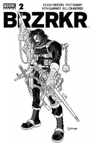 BRZRKR (BERZERKER) #2 1:20 Rafael Grampá Black & White Var