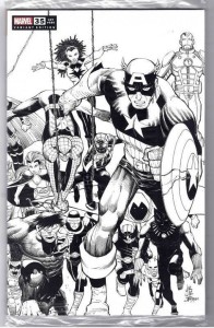 FANTASTIC FOUR #35 One Per Store John Romita Jr. Black & White Wraparound Var