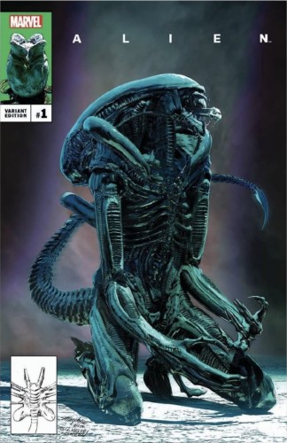 ALIEN #1 MIKE MAYHEW WEBSTORE VAR