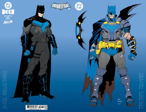DC K.O. KNIGHTFIGHT #1 (OF 4) 2nd PTG Second Printing Cvr B Dan Mora Design Foil Var