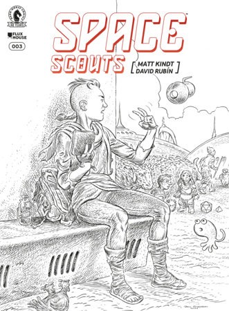 SPACE SCOUTS #3 (CVR C) (FOC) (B&W) (Matt Kindt)