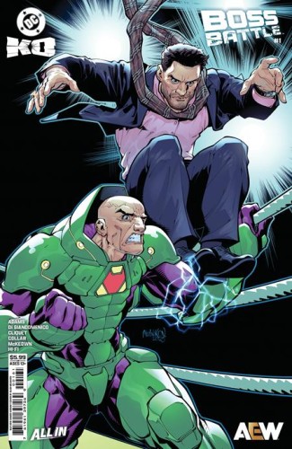 DC K.O. BOSS BATTLE #1 (ONE SHOT) CVR F GLEB MELNIKOV AEW CARD STOCK VAR