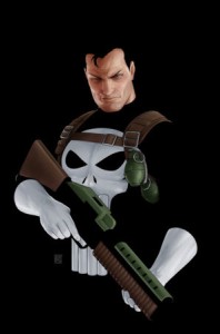 PUNISHER #1 JOHN TYLER CHRISTOPHER NEGATIVE SPACE VIRGIN VAR