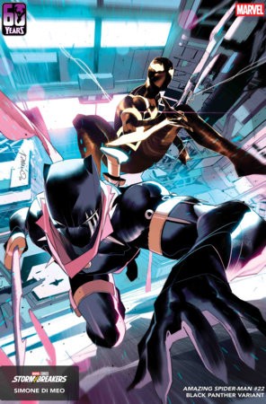 AMAZING SPIDER-MAN #22 SIMONE DI MEO BLACK PANTHER VAR