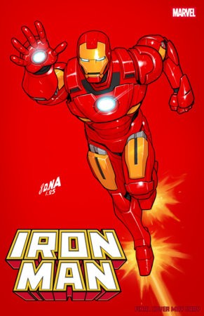 IRON MAN #2 DAVID NAKAYAMA COLOR BLOCK RED VAR