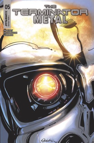 TERMINATOR METAL #5 CVR B BOB LAYTON VAR