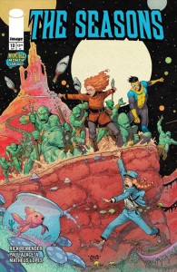 SEASONS #9 CVR C ANDRE LIMA ARAUJO & MIKE SPICER INVINCIBLE TEAM UP VAR