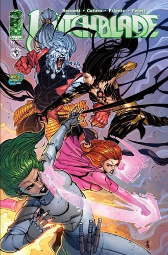 WITCHBLADE #19 CVR E GUISEPPE CAFARO & ARIF PRIANTO INVINCIBLE TEAM UP VAR