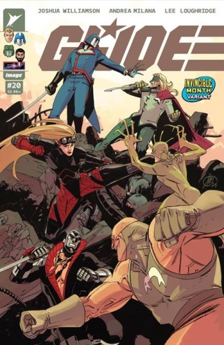 GI JOE #20 CVR F TOM REILLY INVINCIBLE TEAM UP VAR