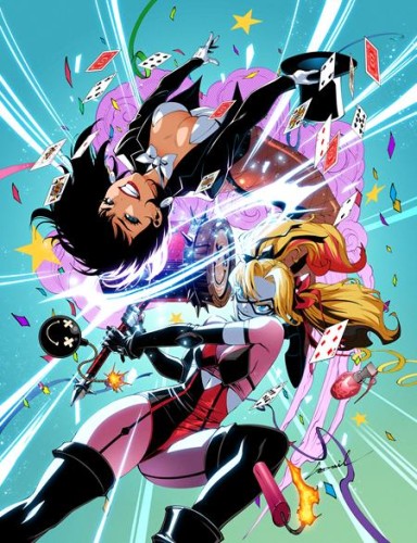 DC K.O. HARLEY QUINN VS ZATANNA #1 (ONE SHOT) 2ND PTG Second Printing Cvr B Godtail Card Stock Var