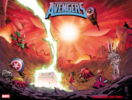AVENGERS #36 GIUSEPPE CAMUNCOLI WRAPAROUND FORESHADOW VAR