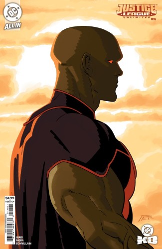 JUSTICE LEAGUE UNLIMITED #16 CVR B BRUNO REDONDO CARD STOCK VAR (DC K.O.)