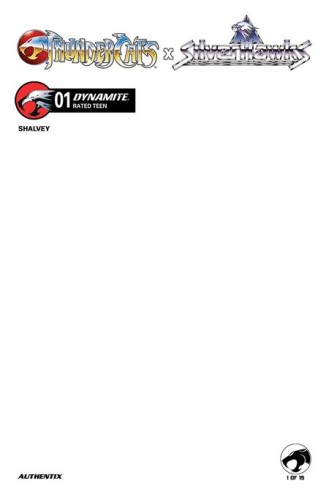 THUNDERCATS X SILVERHAWKS #1 CVR F BLANK AUTHENTIX VAR
