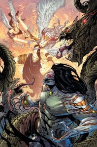 DARKNESS VS ANGELUS (ONE SHOT) CVR C INC 1:10 GIUSEPPE CAFARO & ARIF PRIANTO VIRGIN VAR