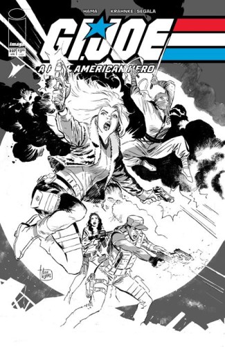 GI JOE A REAL AMERICAN HERO #327 CVR B LEE WEEKS B&W VAR