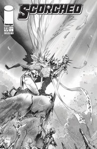 SPAWN SCORCHED #52 CVR B IG GUARA B&W VAR