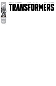 TRANSFORMERS #31 CVR G BLANK SKETCH VAR