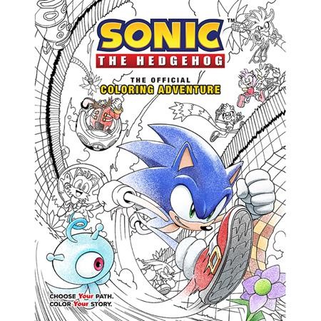 SONIC THE HEDGEHOG TP THE OFFICIAL COLORING ADVENTURE (9798886638158)