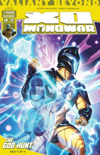 VALIANT BEYOND: THE X-O MANOWAR #8-THE GOD HUNT #4 COVER A (NOOBOVICH)