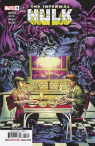 INFERNAL HULK #3 NIC KLEIN 2ND PRINTING VAR