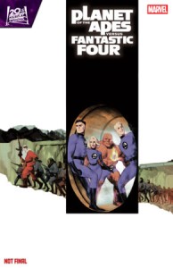 PLANET OF THE APES VS FANTASTIC FOUR #2 DAVI GO MOVIE HOMAGE VAR