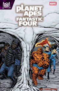 PLANET OF THE APES VS FANTASTIC FOUR #2 RON FRENZ HOMAGE VAR