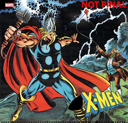 X-MEN #24 JOHN BUSCEMA BICENTENNIAL CALENDAR HIDDEN GEM VAR