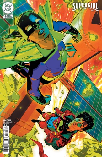 SUPERGIRL #11 CVR H ACO REIGN OF THE SUPERBOYS CONNECTING CARD STOCK VAR
