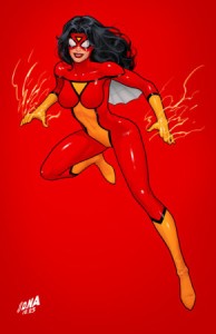 AMAZING SPIDER-MAN #22 50 COPY DAVID NAKAYAMA COLOR BLOCK RED VIRGIN VAR
