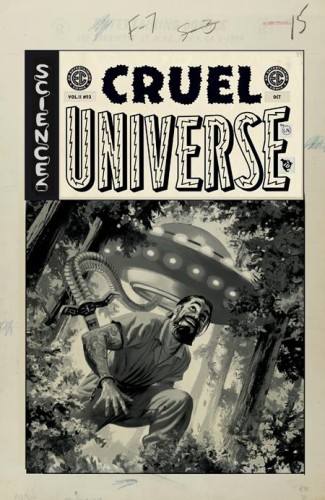 EC CRUEL UNIVERSE 2 #3 (OF 12) CVR D INC 1:20 GREG SMALLWOOD B&W ARTIST EDITION VAR