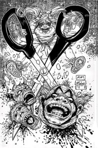 SPAWN THE CURSE OF SHERLEE JOHNSON #3 CVR D INC 1:25 FRANK MILLER & TODD MCFARLANE B&W VAR