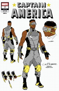 CAPTAIN AMERICA #7 10 COPY VALERIO SCHITI DESIGN VAR
